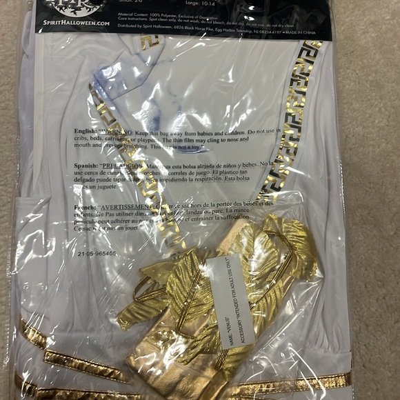 Venus and Caesar his and hers Halloween costumes NWT - Picture 3 of 5